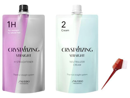 Beverly Professional Hair Rebonding Kit – Kristallisierender Glätter, Neutralisierungscreme, Haarbürste (2023)