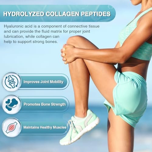 NATURE TARGET Marine Collagen Peptides Pulver – Typ I & III Kollagen mit Probiotika, Vitamin C & Hyaluronsäure für Haut, Haare, Nägel, aus Wildfang-Fisch & Weide-Rind, 35 Portionen