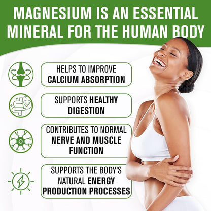 NaturalSlim MagicMag Magnesiumcitrat-Pulver für Stress, Verstopfung, Muskel- und Herzgesundheit, bessere Erholung und Verdauungsunterstützung – Magnesiumergänzung für Frauen und Männer, 227 g – Honig-Kamille