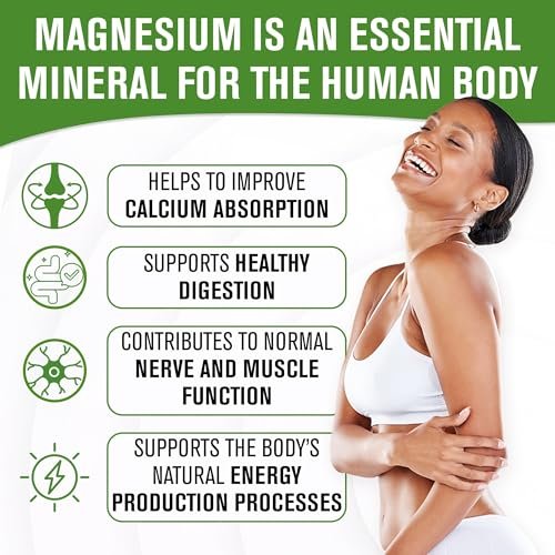 NaturalSlim MagicMag Magnesiumcitrat-Pulver für Stress, Verstopfung, Muskel- und Herzgesundheit, bessere Erholung und Verdauungsunterstützung – Magnesiumergänzung für Frauen und Männer, 227 g – Honig-Kamille