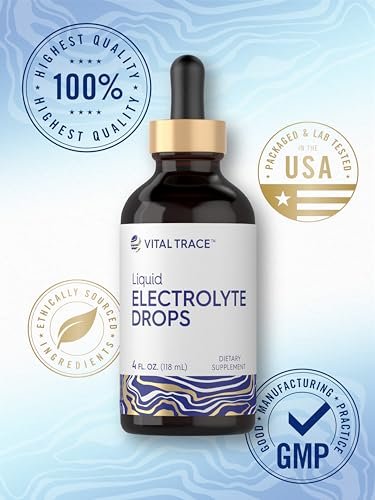 Carlyle Elektrolyt-Tropfen 118 ml | Flüssiges Hydratationspräparat für Getränke | Vegane Formel | Keto-freundlich, Nicht-GVO, Glutenfrei