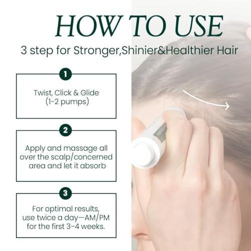Scalp&Hair Serum für dünner werdendes Haar von Vivelab, 15 ml – klinisch getestet, nährende Formel mit Biotin und Peptiden. Fördert eine gesunde Kopfhaut und voller aussehendes Haar