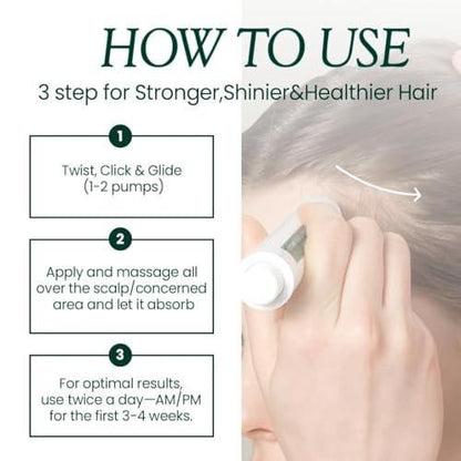 Scalp&Hair Serum für dünner werdendes Haar von Vivelab, 15 ml – klinisch getestet, nährende Formel mit Biotin und Peptiden. Fördert eine gesunde Kopfhaut und voller aussehendes Haar