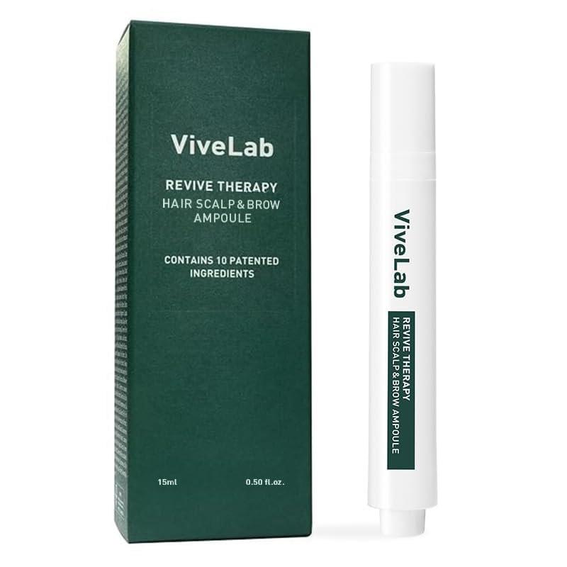 Scalp&Hair Serum für dünner werdendes Haar von Vivelab, 15 ml – klinisch getestet, nährende Formel mit Biotin und Peptiden. Fördert eine gesunde Kopfhaut und voller aussehendes Haar