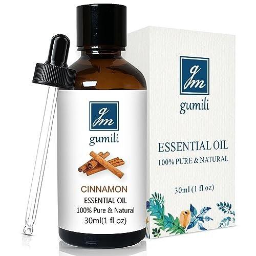 GM Gumili Zimtöl, 100% reines unverdünntes Zimtöl für Diffuser & Massage - 30 ml / 1 oz