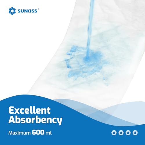 SUNKISS Trustplus Booster Pads 15" x 4" – Extra Saugfähigkeit für Erwachsenen-Inkontinenz, Geruchskontrolle, 26 Stück