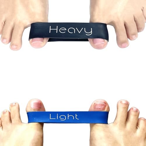 Soxsense Zehenstrecker Bänder - Zehenspreizer für Ballenkorrektur, Hallux Valgus Korrektor, Fußstrecker Widerstandsband für Ballenlinderung 2 Stück