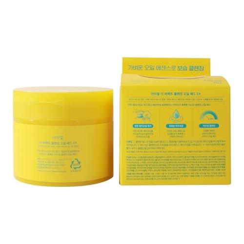 Ariul The Perfect Cleansing Oil Pad EX – Koreanische Gesichtsreinigungstücher für Make-up-Entfernung, sanfte Öl-Make-up-Entferner-Tücher mit Pflanzenextrakten, feuchtigkeitsspendende Gesichtsreinigungspads (60 Blatt)