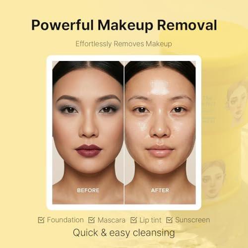 Ariul The Perfect Cleansing Oil Pad EX – Koreanische Gesichtsreinigungstücher für Make-up-Entfernung, sanfte Öl-Make-up-Entferner-Tücher mit Pflanzenextrakten, feuchtigkeitsspendende Gesichtsreinigungspads (60 Blatt)