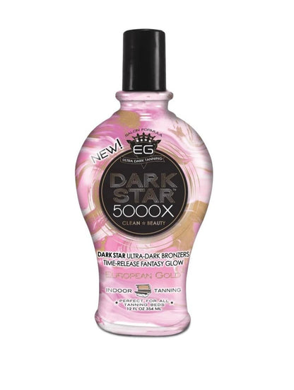 European Gold Dark Star 5000X Indoor Bräunungslotion für Sonnenbänke, 355 ml