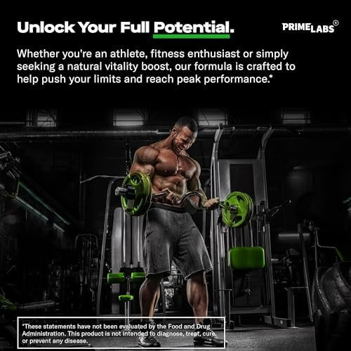 Prime Labs Tribulus Terrestris für Männer 1300 mg - Angereichert mit 95 % Saponinen - Energie, Vitalität, Kraft - 120 Kapseln