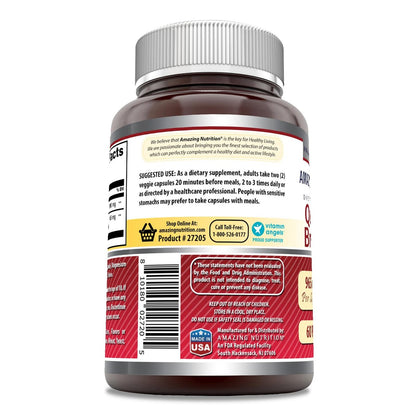Amazing Nutrition Quercetin 800 mg mit Bromelain 165 mg – 60 vegane Kapseln, Non-GMO, glutenfrei, hergestellt in den USA