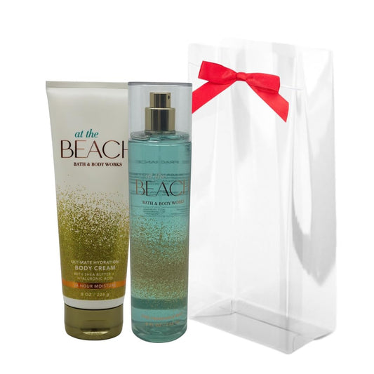 Bath & Body Works At the Beach Geschenkset – Duftnebel 8oz & Body Cream 8oz