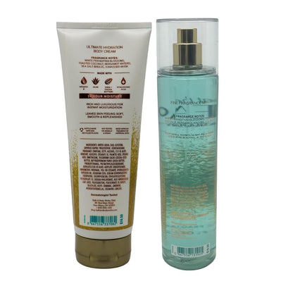 Bath & Body Works At the Beach Geschenkset – Duftnebel 8oz & Body Cream 8oz
