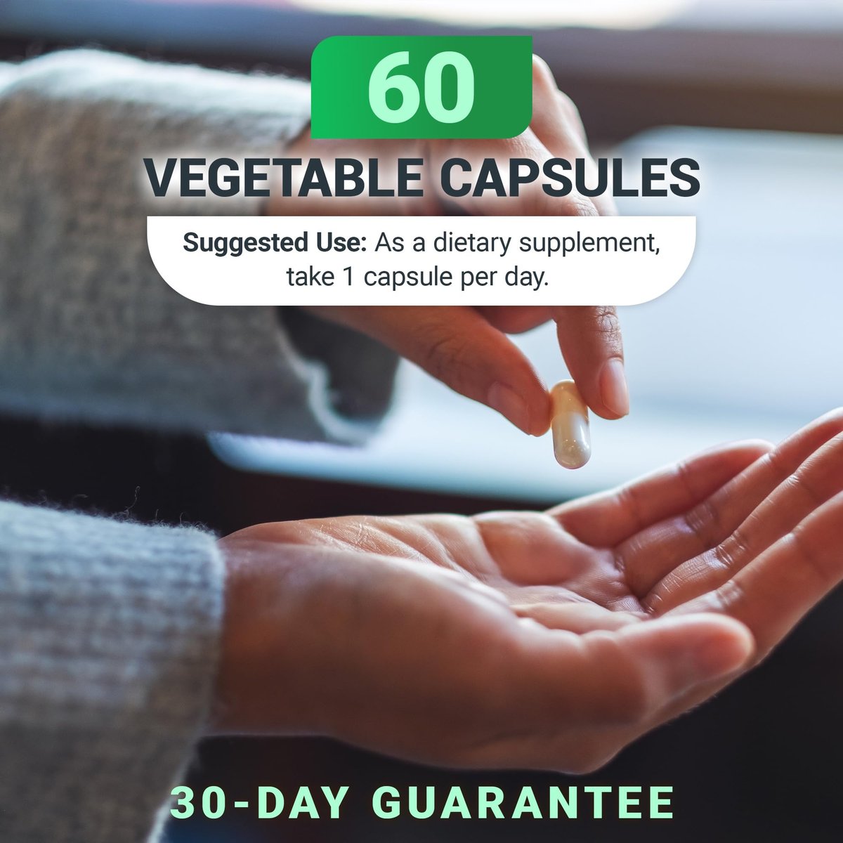 Dr. Berg Naturals Vitamin B1 B6 B12 Komplex – Allithiamin und 8 essentielle B-Vitamine für Männer und Frauen, inkl. Thiamin, Niacin, Folsäure, Magnesium & mehr – 60 Kapseln
