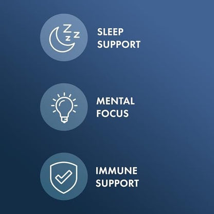 Dr. Mercola Schlafunterstützung mit Melatonin - Fördert erholsamen Schlaf & Entspannung - Melatonin mit L-Theanin, 5-HTP, GABA - 30 Kapseln - 1,5 mg
