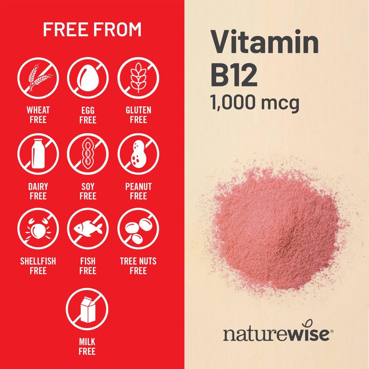 NatureWise Vitamin B12 1000 mcg – Nahrungsergänzungsmittel zur Unterstützung des Energiestoffwechsels, geistiger Klarheit und Gesundheit des Nervensystems – Leicht zu schlucken, soja- & glutenfrei, nicht-GVO – 60 Softgels (60-Tage-Vorrat)