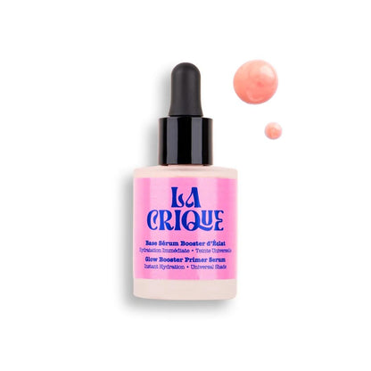 La Crique Glow Primer Serum – Feuchtigkeitsspendender Primer für strahlende Haut mit Hyaluronsäure und Kaktusfeigenextrakt – 98% natürliche Inhaltsstoffe – Vegan – 30 ml