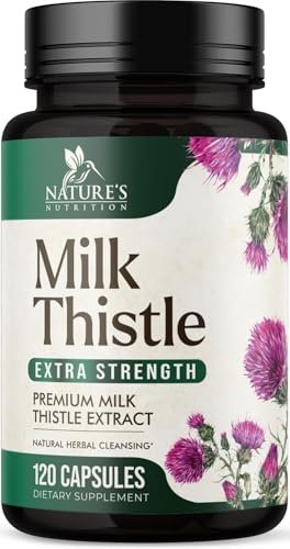 Mariendistel Extrakt - Leberreinigung Entgiftung & Reparatur Formel - Natürliche Mariendistel mit Silymarin Marianum & Löwenzahn Extrakt - Pflanzliches Lebergesundheitspräparat - Hergestellt in den USA - 120 Kapseln