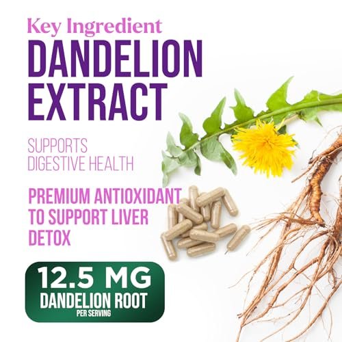 Mariendistel Extrakt - Leberreinigung Entgiftung & Reparatur Formel - Natürliche Mariendistel mit Silymarin Marianum & Löwenzahn Extrakt - Pflanzliches Lebergesundheitspräparat - Hergestellt in den USA - 120 Kapseln