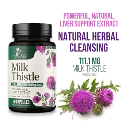 Mariendistel Extrakt - Leberreinigung Entgiftung & Reparatur Formel - Natürliche Mariendistel mit Silymarin Marianum & Löwenzahn Extrakt - Pflanzliches Lebergesundheitspräparat - Hergestellt in den USA - 120 Kapseln