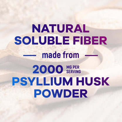Psylliumschalen-Pulver 2000 mg pro Portion – Löslicher Ballaststoff für tägliche Verdauungsgesundheit & Regelmäßigkeit, natürliches Psyllium-Pulver in Kapseln, veganes Präbiotikum, Non-GMO & glutenfrei – 120 Kapseln