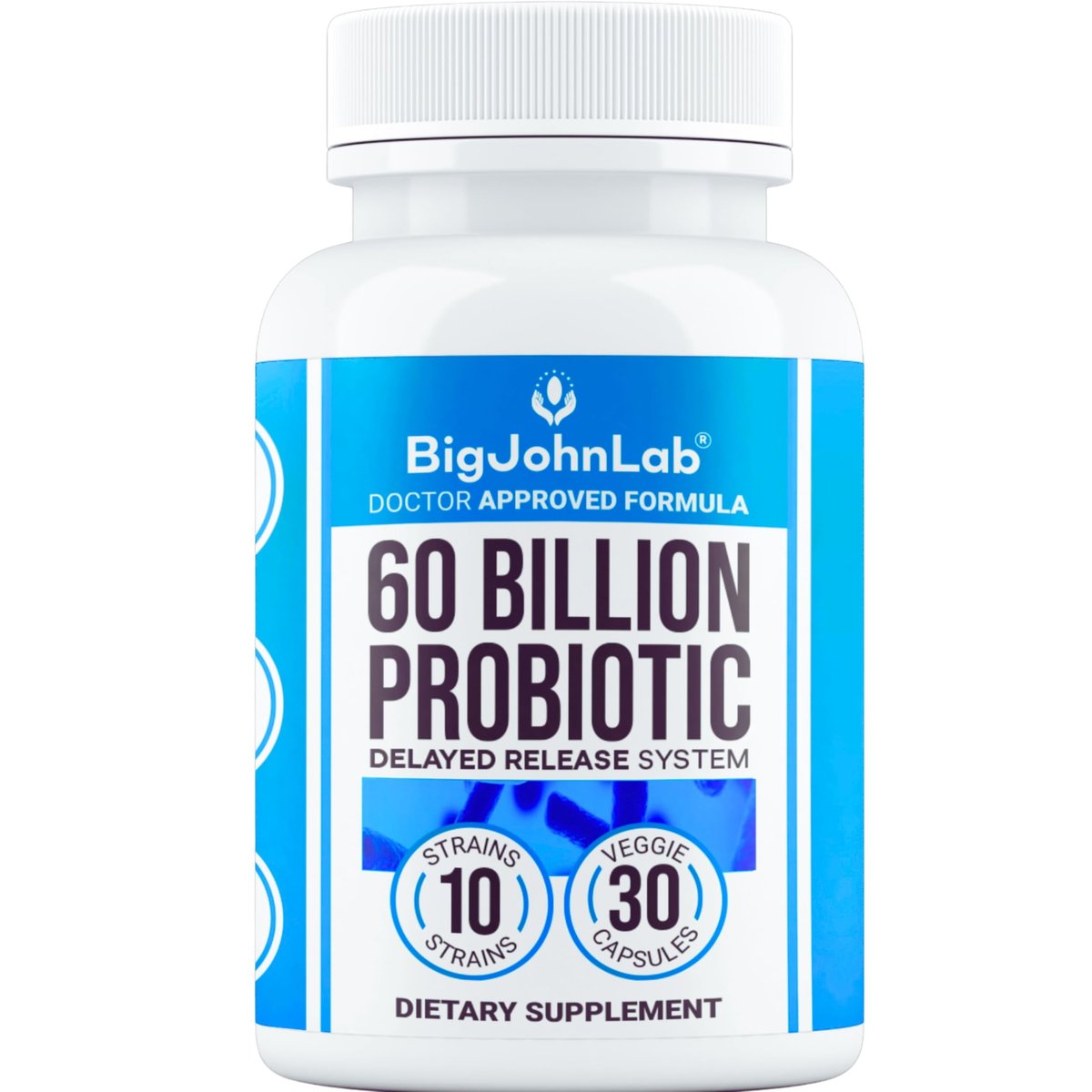 BIGJOHNLAB® – Probiotika zur Gewichtskontrolle – 6 probiotische Stämme – Präbiotika – Schlüsselbestandteile Cayennepfeffer & Grüner Tee – Unterstützt die Darmgesundheit – Gewichtsmanagement für Frauen & Männer – 30 Kapseln