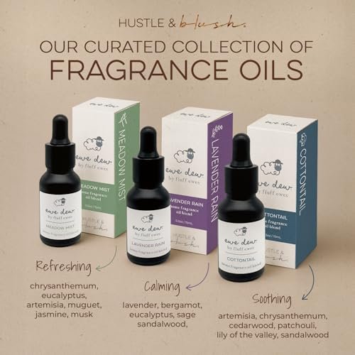 Hustle & Blush ätherisches Öl für Trocknerbälle, 15ml Meadow Mist, natürlicher Duft für Wäsche, langanhaltend frisch, ideal für Diffuser, Kerzenherstellung, DIY