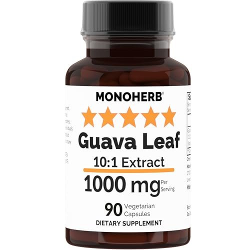 MONOHERB Guavenblatt 10:1 Extrakt 1000 mg – 90 Kapseln