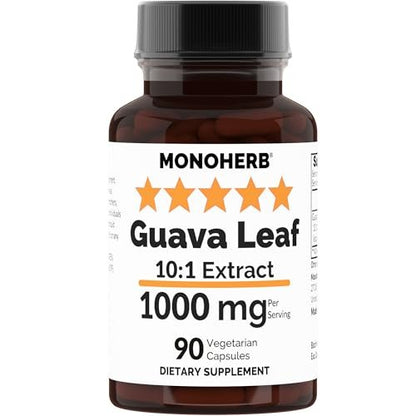 MONOHERB Guavenblatt 10:1 Extrakt 1000 mg – 90 Kapseln
