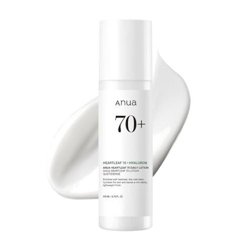 Anua Heartleaf Daily Lotion – Feuchtigkeitscreme mit Hyaluronsäure für empfindliche Haut, leichte koreanische Hautpflege (200 ml)