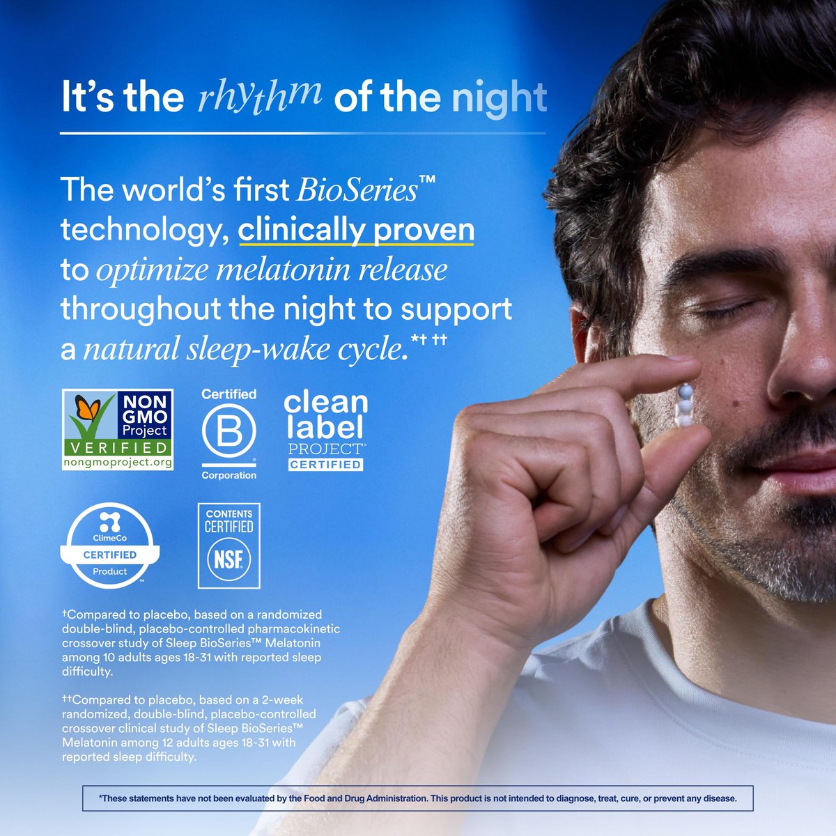 Ritual Sleep Melatonin 5mg – BioSeries Zeitfreisetzungskapseln für nächtliche Schlafunterstützung – Vegan – Ohne Arzneimittel – Vanille – 20 Kapseln