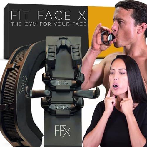 FFX Face Sculpting Gym – Das weltweit erste Gesichts-Training mit 4 Tools für über 60 Gesichtsmuskeln – Face Lift in a Box für Wangen, Hals, Kinn, Kieferpartie und Lippen