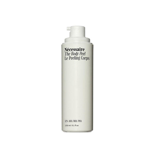 Nécessaire The Body Peel – Resurfacing Serum mit 10% AHA, 1% BHA, 1% PHA und Peeling-Peptid für KP, eingewachsene Haare, Erdbeerhaut und Verfärbungen – 150 ml