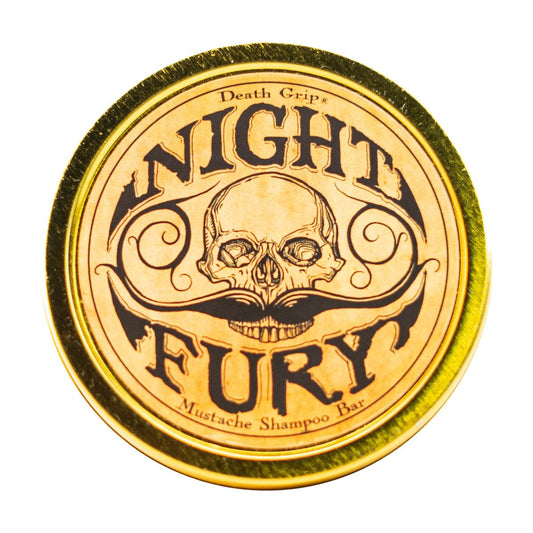 Bart- & Schnurrbart-Waschseife 4oz Shampoo Bar Night Fury | Natürliche Bartpflege | Männergesichtswäsche | Ziegenmilch-Shampoo-Bar