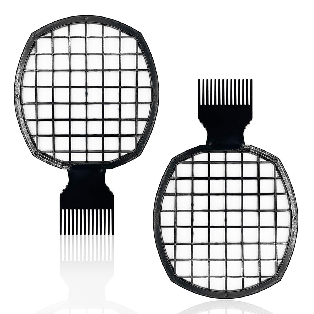 Kootinn 2er-Pack verbesserte Twist-Kämme, Haarschwamm-Bürste für Locken bei Männern und Frauen, doppelseitiges Design, ABS-Material, ergonomisch, über ein Jahr haltbar, 2 Kämme inklusive