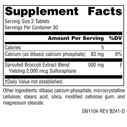Source Naturals Brokkolie-Sprossen-Extrakt, 250 mg – 60 Tabletten