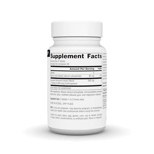 Source Naturals Brokkolie-Sprossen-Extrakt, 250 mg – 60 Tabletten
