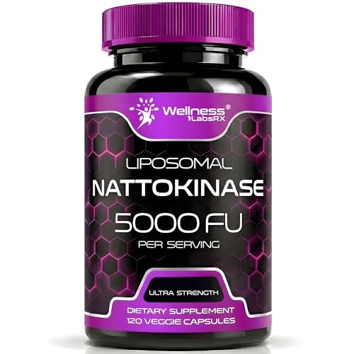 Nattokinase Kapseln 5000 FU – Enzym aus japanischem Natto – Laborgeprüft – 120 Kapseln