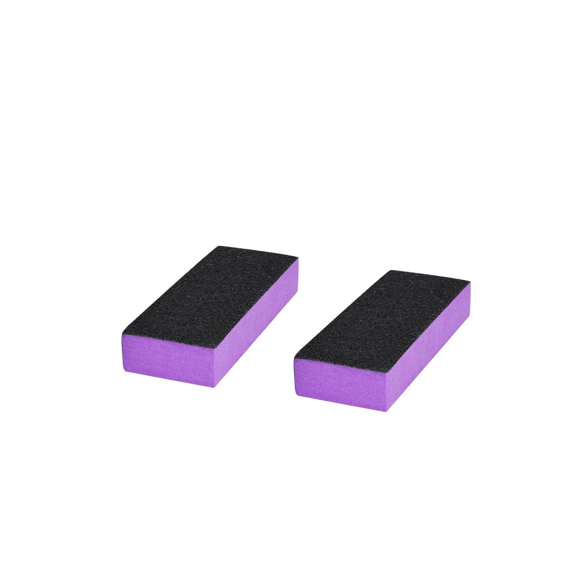 LNAUJS 2er-Pack Nagelfeilen-Block, Professionelles Maniküre-Werkzeug-Set, 100/180 Grit, Schwarze Nagelfeile und Polierfeile für Pediküre