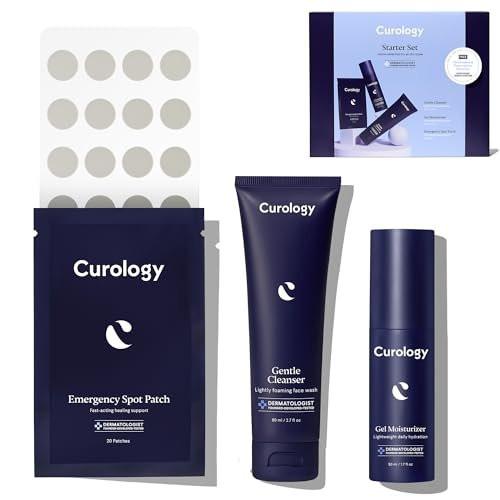 Curology Hautpflege Starter Geschenkset – Sanfte Essentials mit Notfall-Pickel-Pflastern für alle Hauttypen, 60-Tage-Vorrat