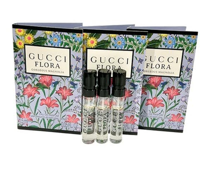 Gucci Flora Gorgeous Magnolia Eau de Parfum Probenset für Damen – 3 x 1,5 ml