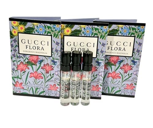 Gucci Flora Gorgeous Magnolia Eau de Parfum Probenset für Damen – 3 x 1,5 ml