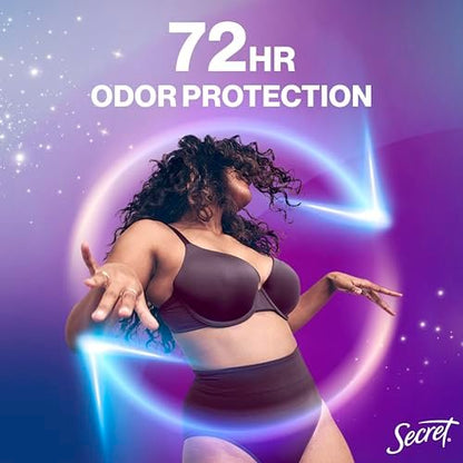 Secret Deodorant Stick für Frauen – Ganzkörper-Deodorant mit Pfirsich & Vanille, natürlich gewonnene Inhaltsstoffe, aluminiumfrei, 72h Schutz, 2,4 oz
