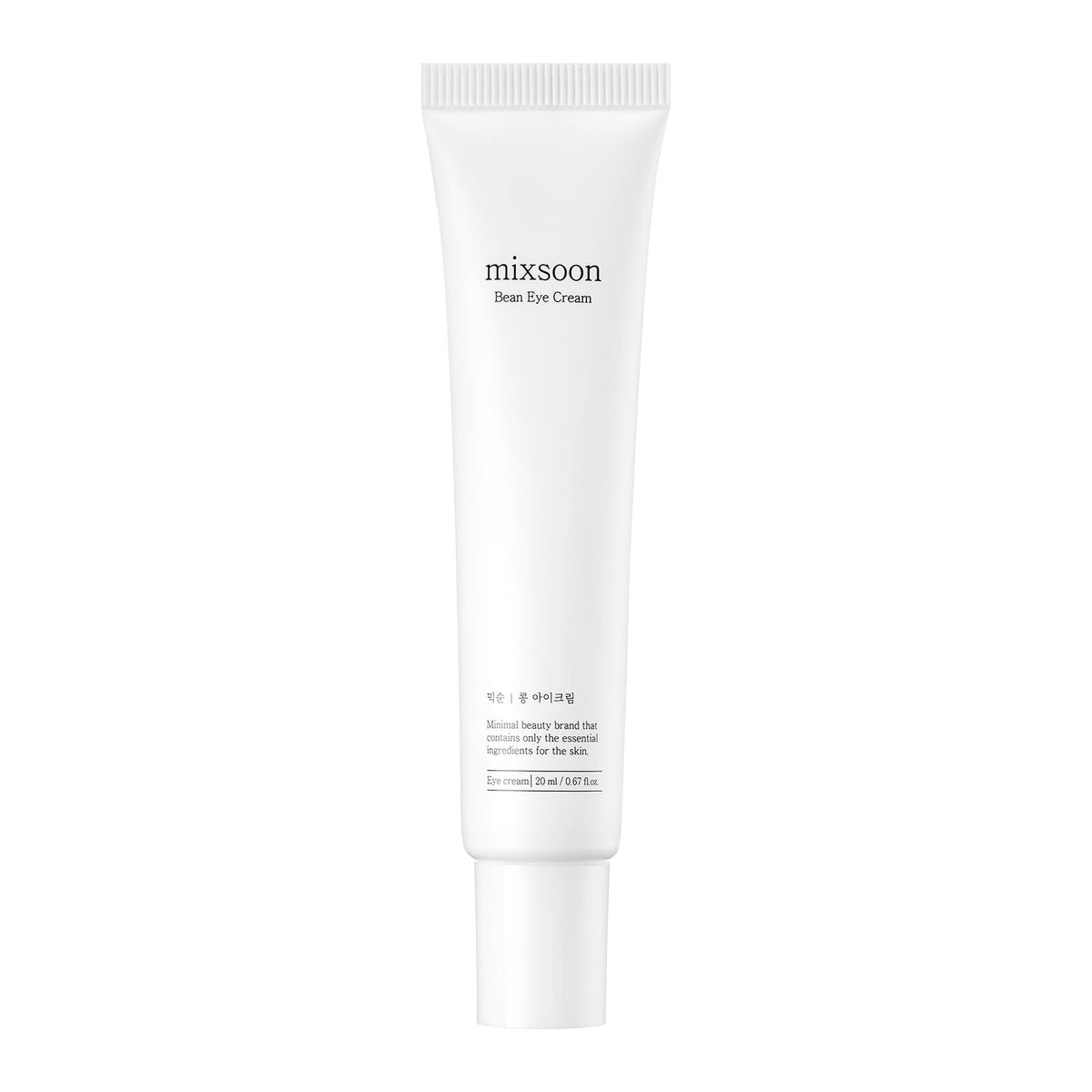 mixsoon Bohnen-Augencreme – Pflegend & Straffend gegen dunkle Augenringe & Schwellungen, mit fermentiertem Bohnen-Peptid-Komplex & Niacinamid, 20 ml