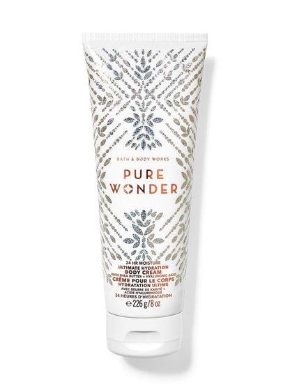 Bath & Body Works Pure Wonder Ultimate Hydration Body Cream Geschenkset für Damen, 8 Fl Oz (Pure Wonder)