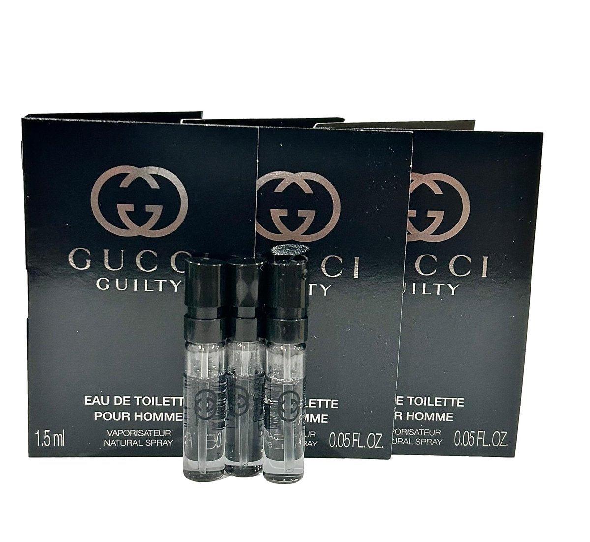 Gucci Guilty Eau de Toilette für Herren Miniatur 1,5 ml – 3er-Set, Reisegröße