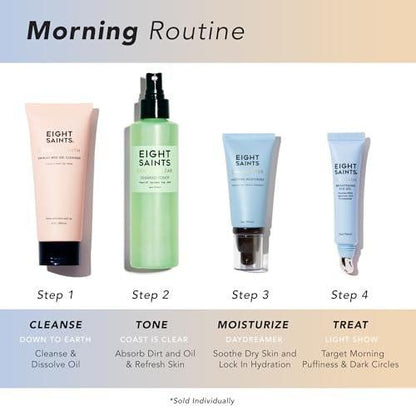 Eight Saints Light Show Aufhellendes Augen-Gel – Anti-Aging, kühlend, gegen Schwellungen und Fältchen, mit Peptiden, MSM und Hyaluronsäure, 15 ml