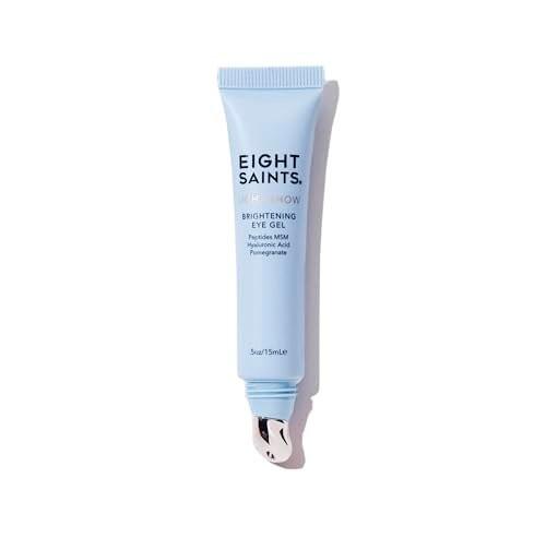 Eight Saints Light Show Aufhellendes Augen-Gel – Anti-Aging, kühlend, gegen Schwellungen und Fältchen, mit Peptiden, MSM und Hyaluronsäure, 15 ml