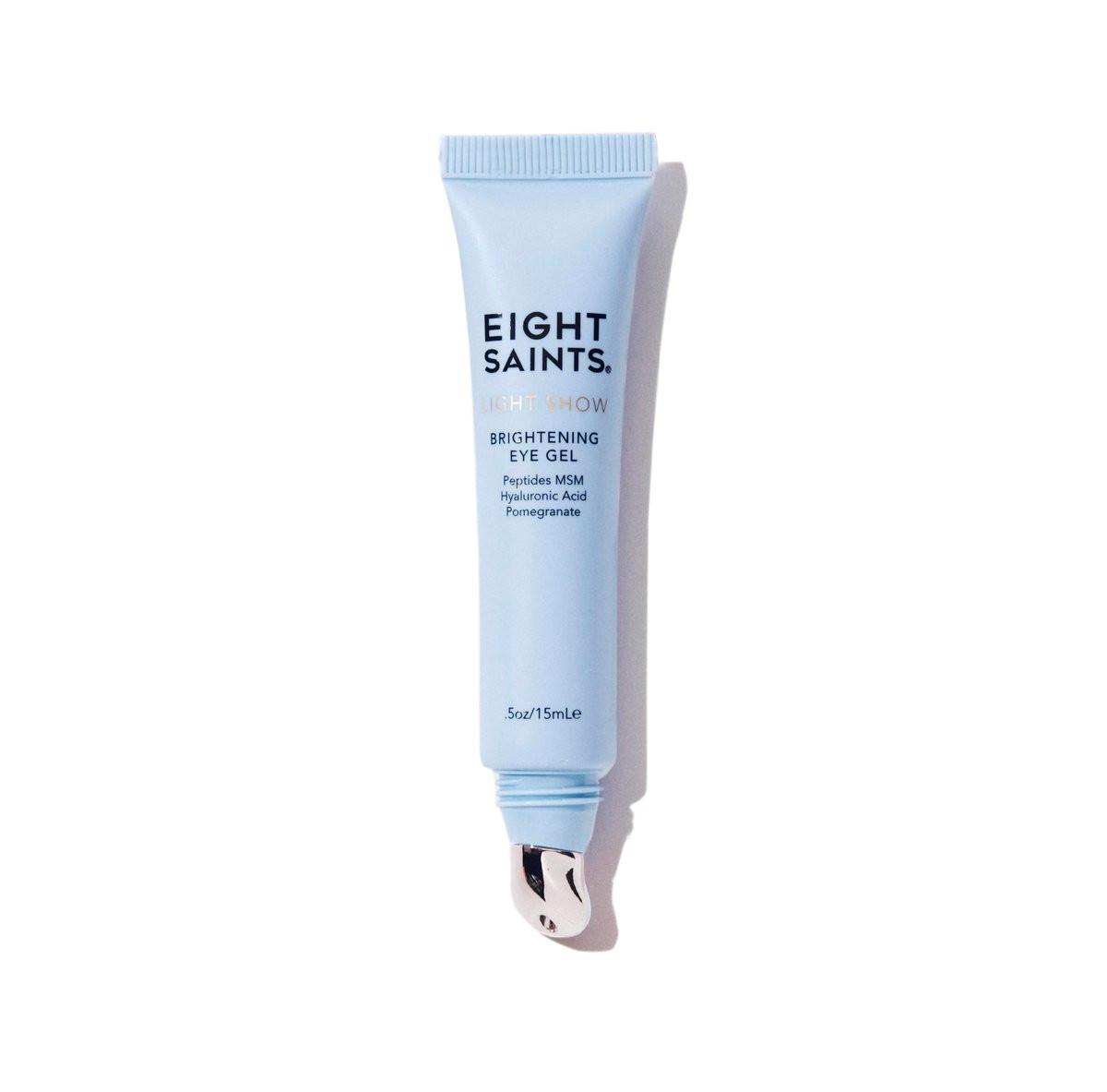 Eight Saints Light Show Aufhellendes Augen-Gel – Anti-Aging, kühlend, gegen Schwellungen und Fältchen, mit Peptiden, MSM und Hyaluronsäure, 15 ml